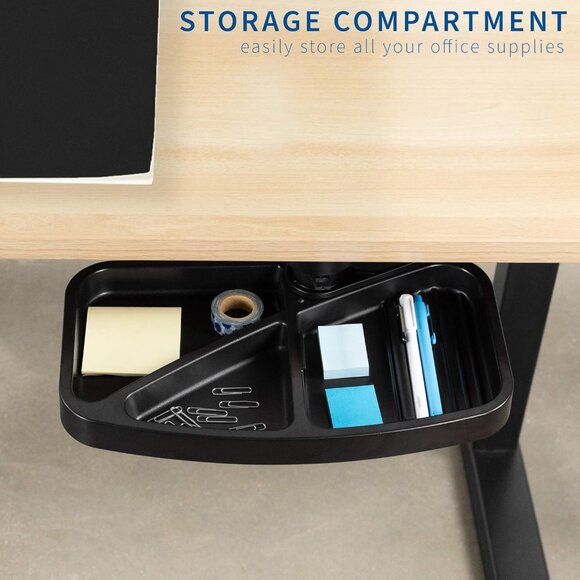 NOB Vivo Under Office desk storage drawer with mouse platform DESK-AC05M - Picture 3 of 13